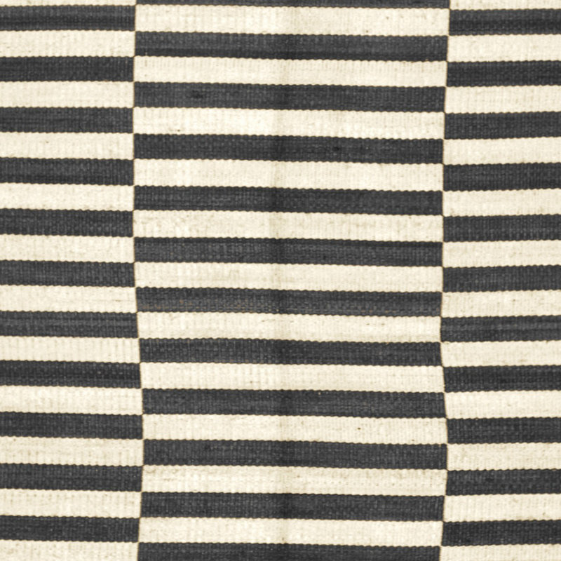 Ralph Lauren Cameron Stripe Viscose Striped Rug, Rectangle 4' x 6'