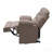 Light Brown Recliner With Pillow Top Arm