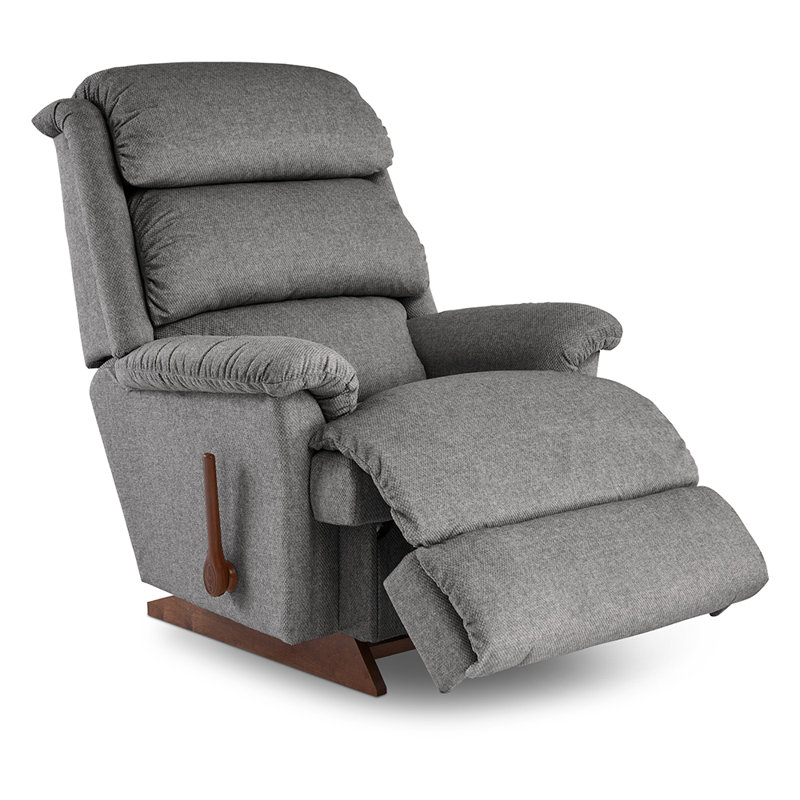 Fauteuil inclinable manuel Astor, Manuel, Berçant, Mélange de polyester cendré