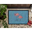 Tapis d'entrée antidérapant Stu Flamingo on Speckle-907116479
