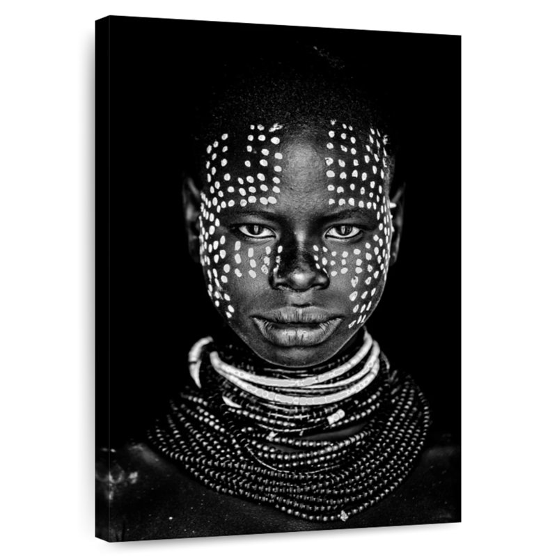 Leisha Karo Woman, 51" H x 34" W