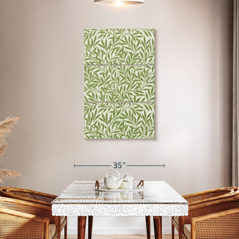 Kerner Willow Pattern, 45" H x 28" W