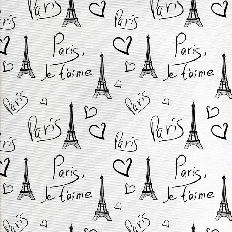 Tissu paris, l 36 po x L 360 po