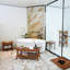 Banc de douche en teck Knudsen