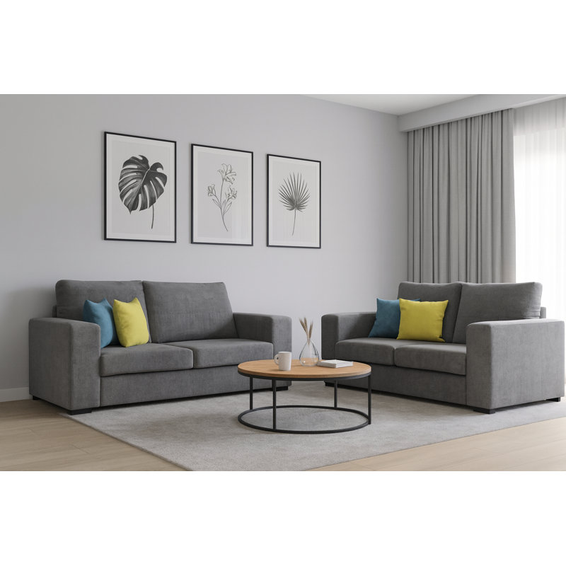 Berthella 5 Seater Fabric Sofa