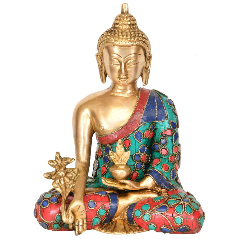 Bouddha tibétain de 8 po (bouddhiste tibétain)