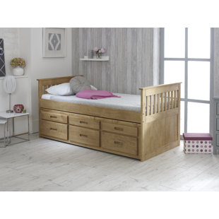 Single (3') Cabin Bed with Storage Included with Trundle Included