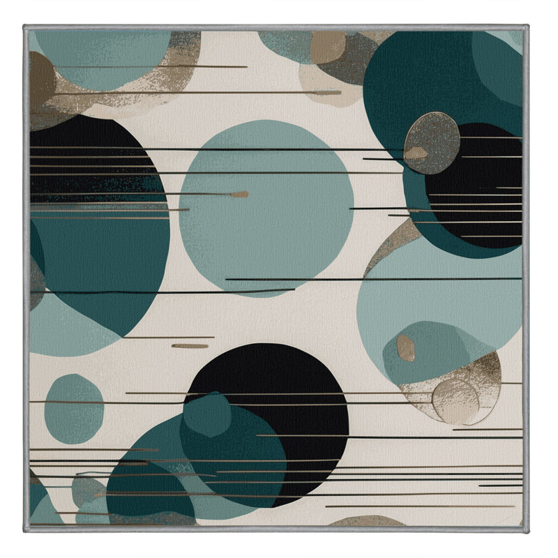 Warp Cusp Rug, Square 5'