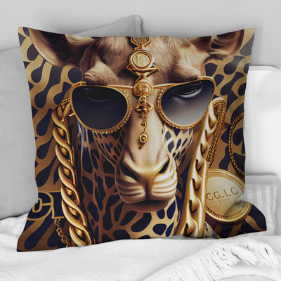 Coussin Celebrity Fashion Giraffe I - Fashion