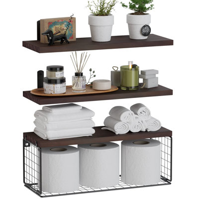 Cantura 3 Piece Floating Shelf