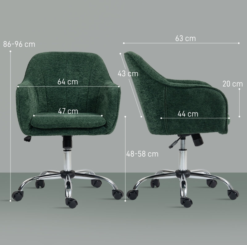Brayden Studio Office Chair, Green, Dark Green