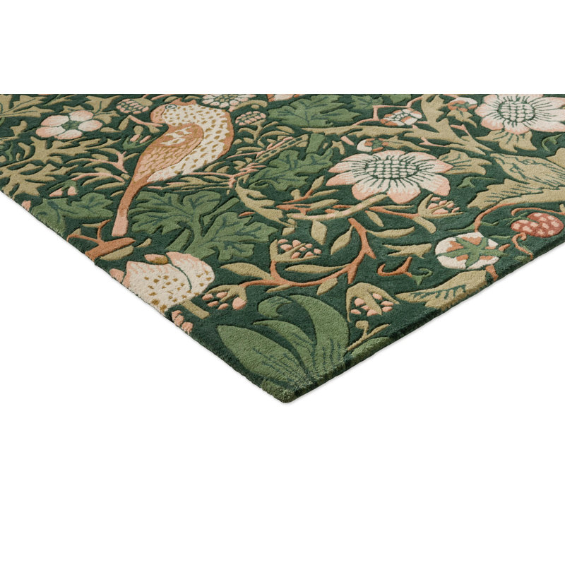 Hand Tufted Wool Area Rug in Forest, Rectangle 8'2" x 11'6"