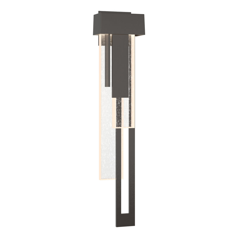 Rainfall Outdoor Flush Mount, Right, Coastal Oil Rubbed Bronze, 18.9" H x 6.6" W x 4" D