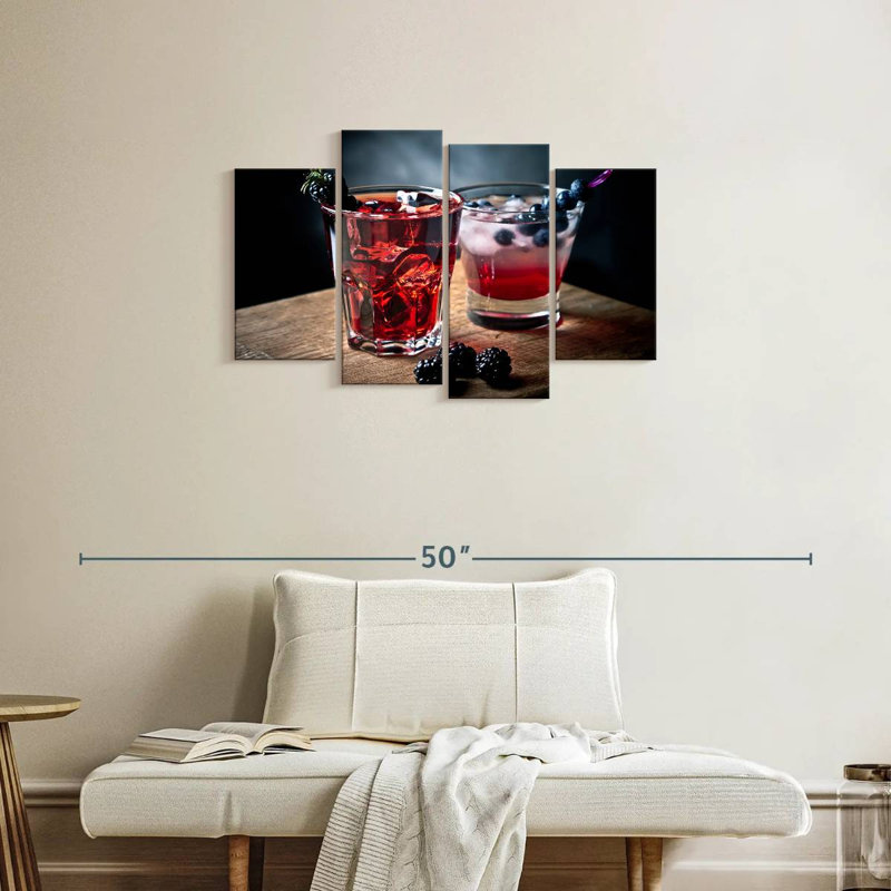 Cocktail de baies mélangées, H 22 po x l 36 po