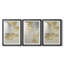 Imprimé ravin indigo doré V - reproduction sur mesure encadrée de qualité supérieure mat - 3 pièces-1102047541-1102047547