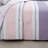 Stripped Floral Vine Star Butterfly Ruffle Embroid Cotton Striped Quilt-1297124486
