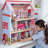 Chelsea Doll Cottage Wooden Dollhouse with 16 Accessories, for 5-Inch Dolls