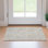 Tapis beige Prisco lavable à la machine de qualité supérieure