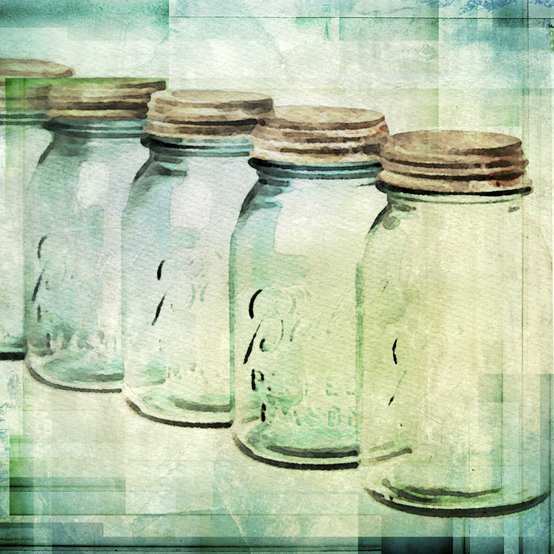 Canning Season II, H 36 po x l 36 po x P 1,25 po
