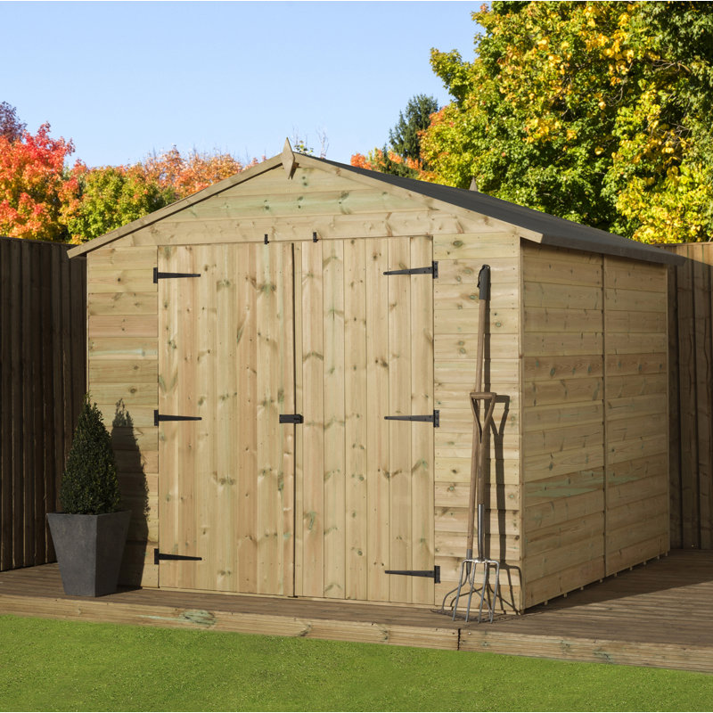 Premier Apex 8 Ft. W x 10 Ft. D Shiplap Wooden Shed