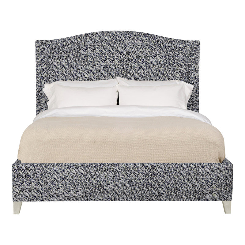 Caroline/Casey Upholstered Bed, Wrenn, Tuck Metal, Queen