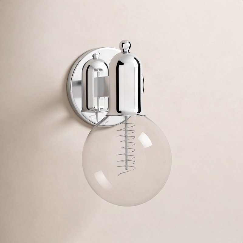 Saimi Dimmable Bath Sconce, Polished Nickel
