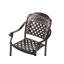 Frame Stacking Patio Dining Side Chair with Cushion