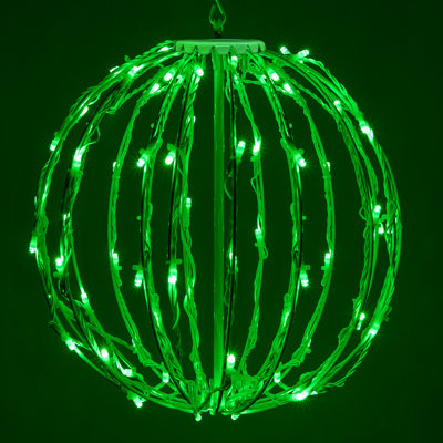 Fold-Flat LED Metal Lighted Outdoor Decoration