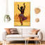 Danse classique indienne sur toile-210272651