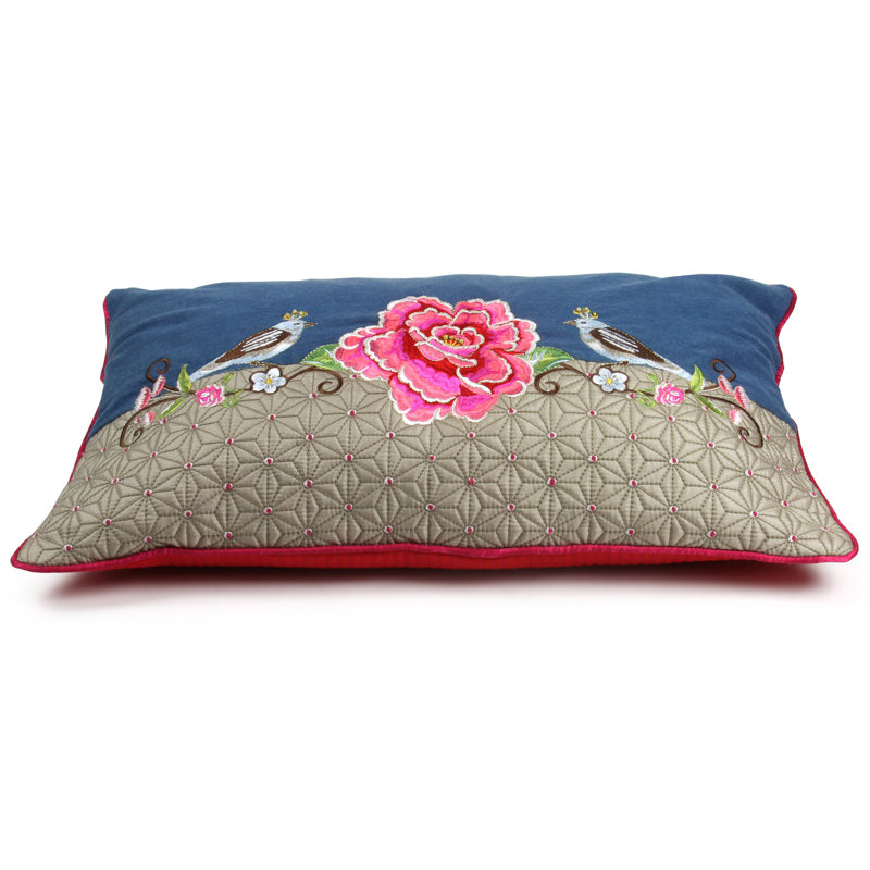 PiP Studio Lumbar Pillow Cover, Denim