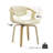 Wathen Faux Leather Upholstered Swivel Dining Arm Chair-1723066010