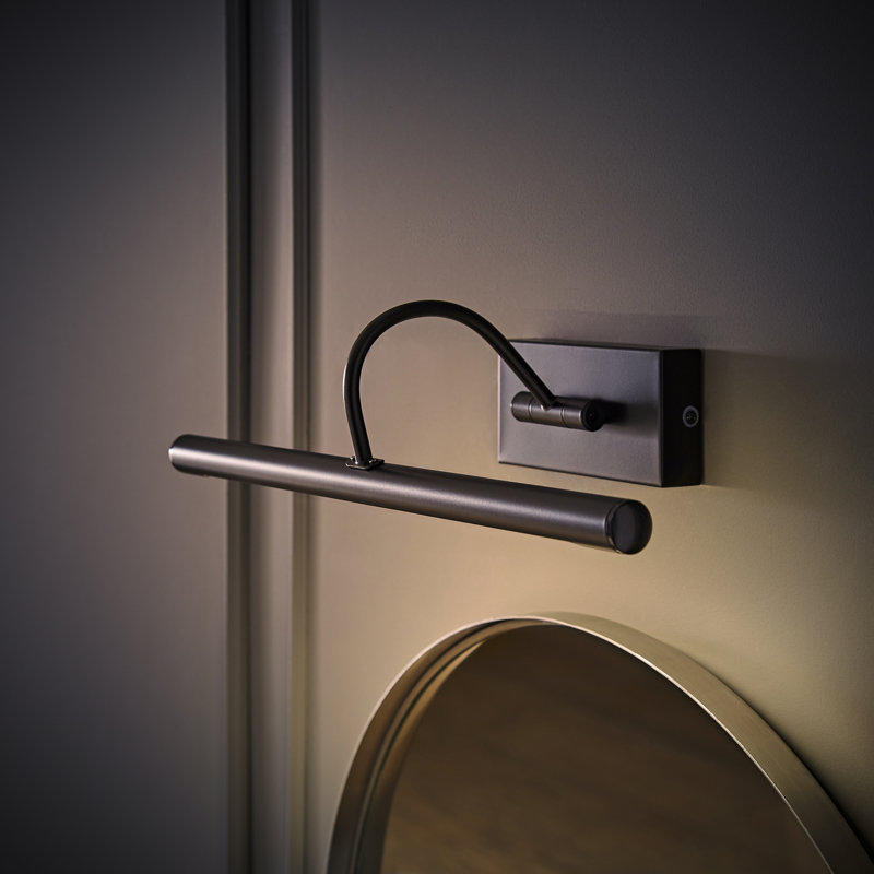 Amisadai LED Swing Arm Sconce, Matte Black