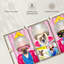Ensemble 3 pièces de salon de coiffure pour chien sur toile-876022727