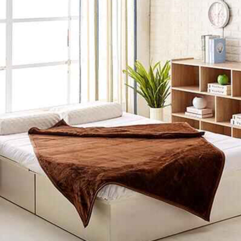 Throw Blanket, Chocolate Brown, 60" x 80"
