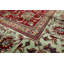 Tapis oriental rouge 100% laine noué à la main 10 x 14 po, couleur menthe