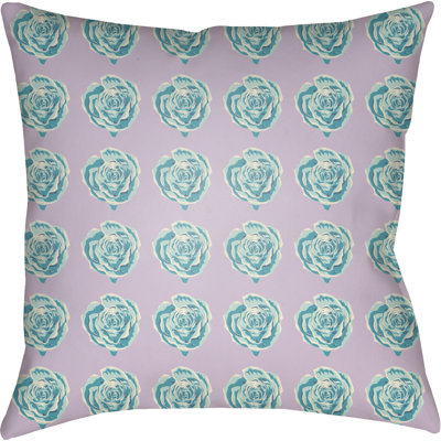 Warhol Floral Outdoor Throw Pillow