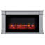 Suncrest 121.5 cm W White Electric Fireplace