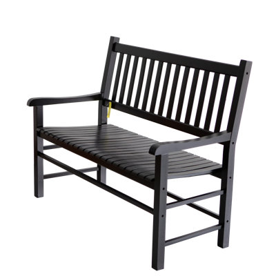 Boyne 50 " W Solid Wood Outdoor Garden Bench