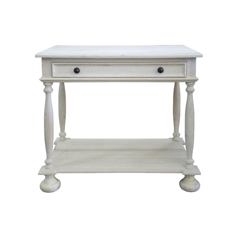 Henry 34'' W Solid Wood Nightstand