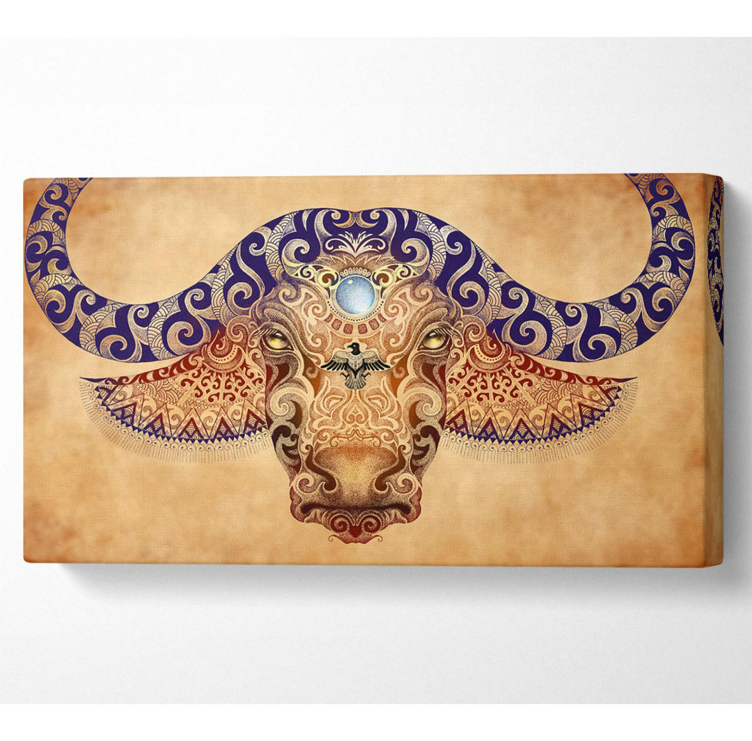 The Ethnic Ox - Kunstdrucke auf Leinwand