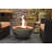Nantucket 27" Liquid Propane Concrete Fire Bowl