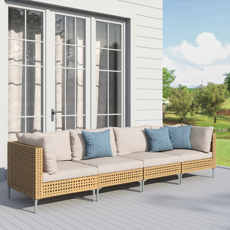 Wicker Outdoor Patio Sectional
