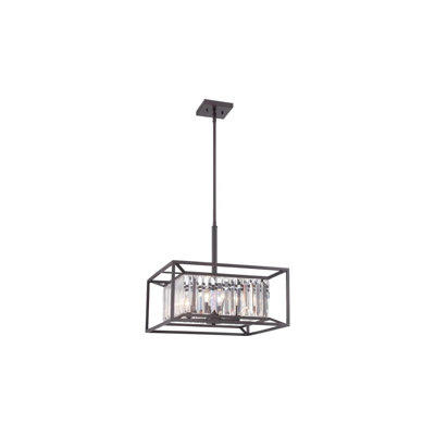 51C25A02B71E4E86BA6F404BB436D6D1 Apus 19 In. 4-Light Pendant Fixture (Vintage Bronze)