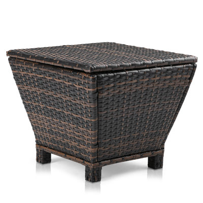 Patio Square Side Table by Highland Dunes