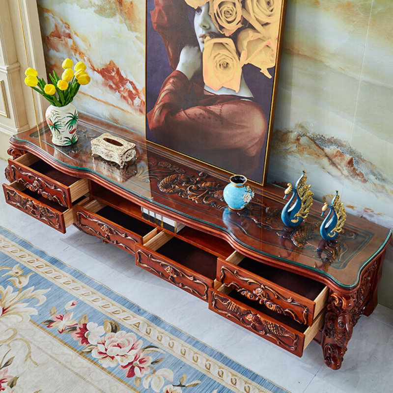 Brown Creative TV Cabinet
