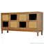 Buffet rétro à 4 portes avec grand espace de rangement-112392163