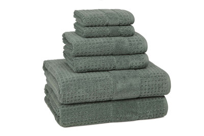 Devon 6 Piece Turkish Cotton Towel Set AllModern Color: Latte