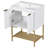 Mukhtiar 24'' Single Bathroom Vanity with Ceramic Top