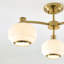 Eleta Glass Semi Flush Mount