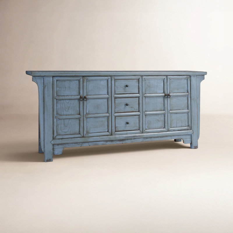 Buffet en bois de pin récupéré Crafton